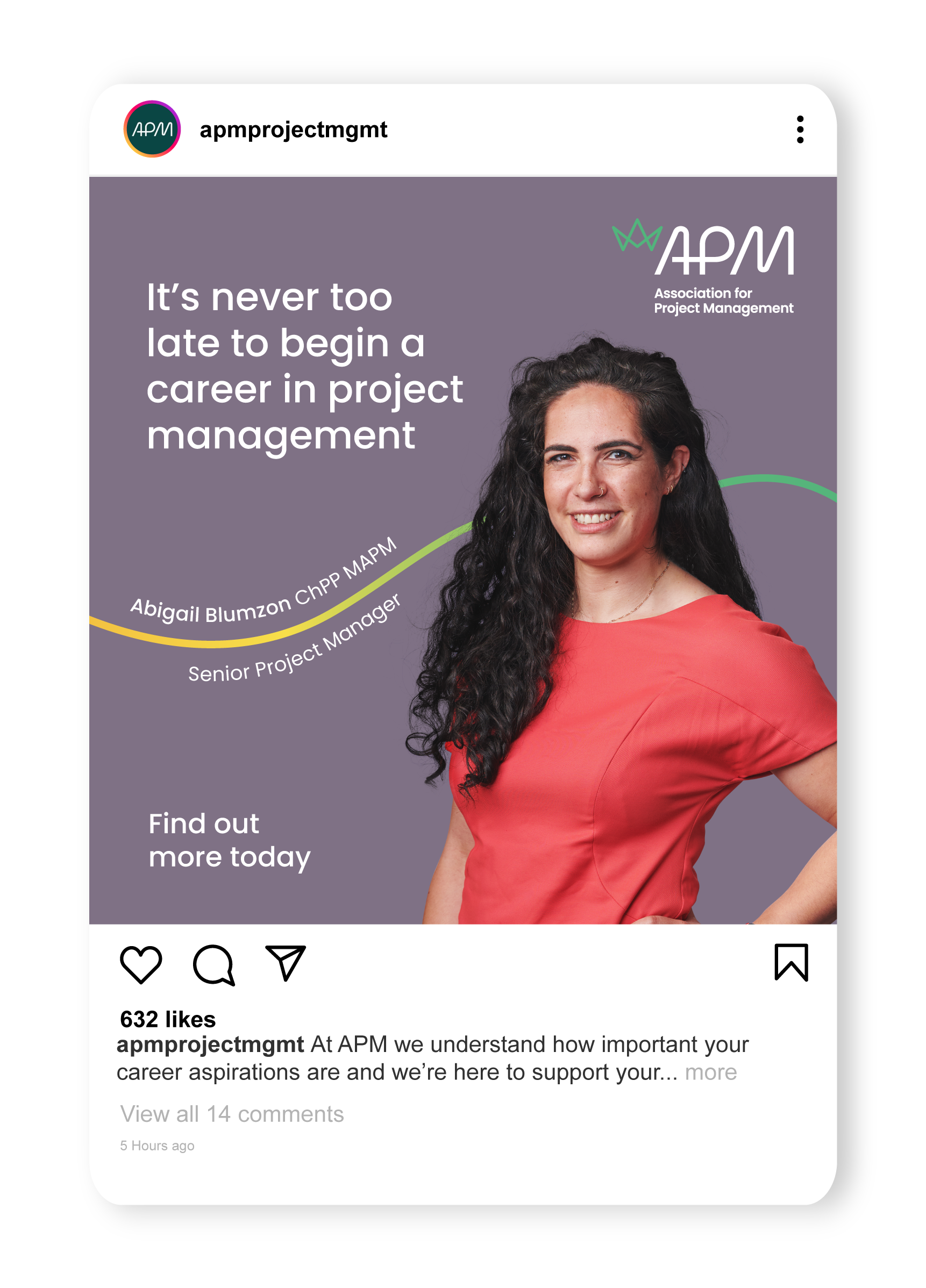 APM Instagram Post - Career in Project Management