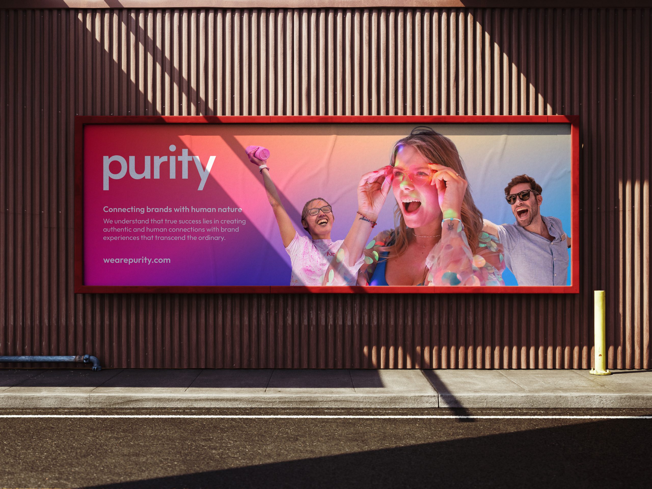 Purity - Free Street Billboard Mockup
